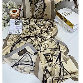 Lv Çift Taraflı İthal Vual İpel Şal - Bej