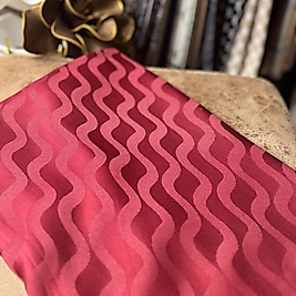 Su Yolu Pamuk Jakar Şal - Bordo