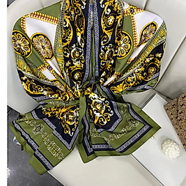 VERSACE VUAL İPEK ŞAL- HAKİ