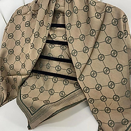 VAKKO ÇİFT TARAFLI KAŞMİR İPEK EŞARP - CAMEL