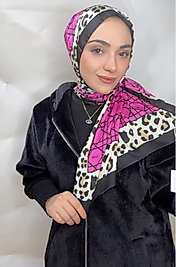 Dior Marka Leopar Vual İpek Şal