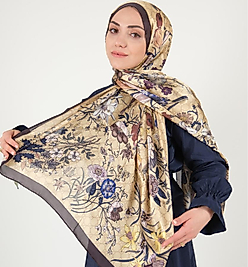 Gucci İthal Çifttaraflı vual ipek  - Sarı Kahve