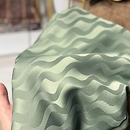 Su Yolu Pamuk Jakar Şal - Asker Yeşili