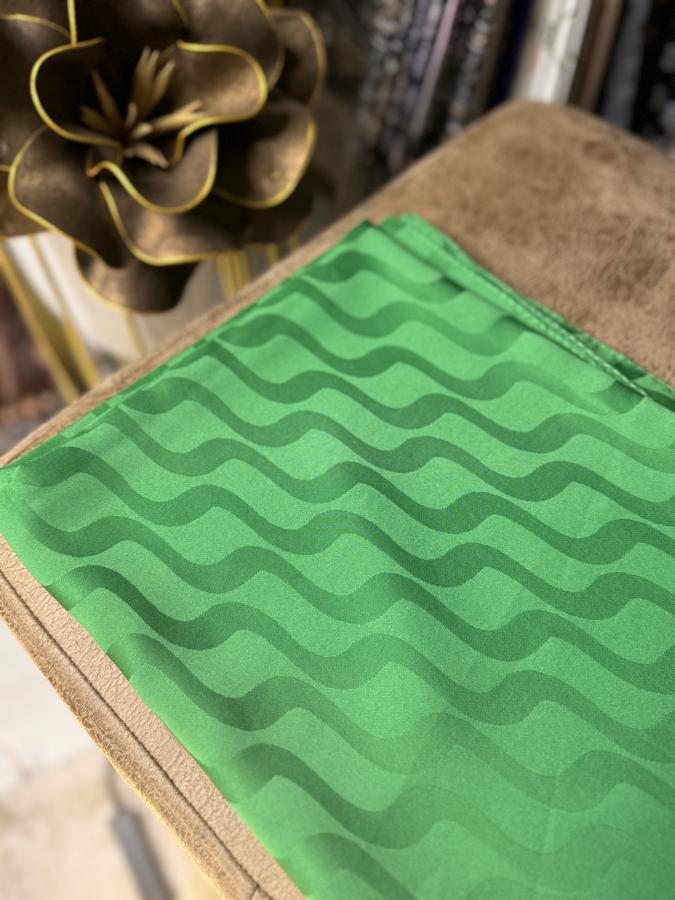 Su Yolu Pamuk Jakar Şal - Benetton Yeşili