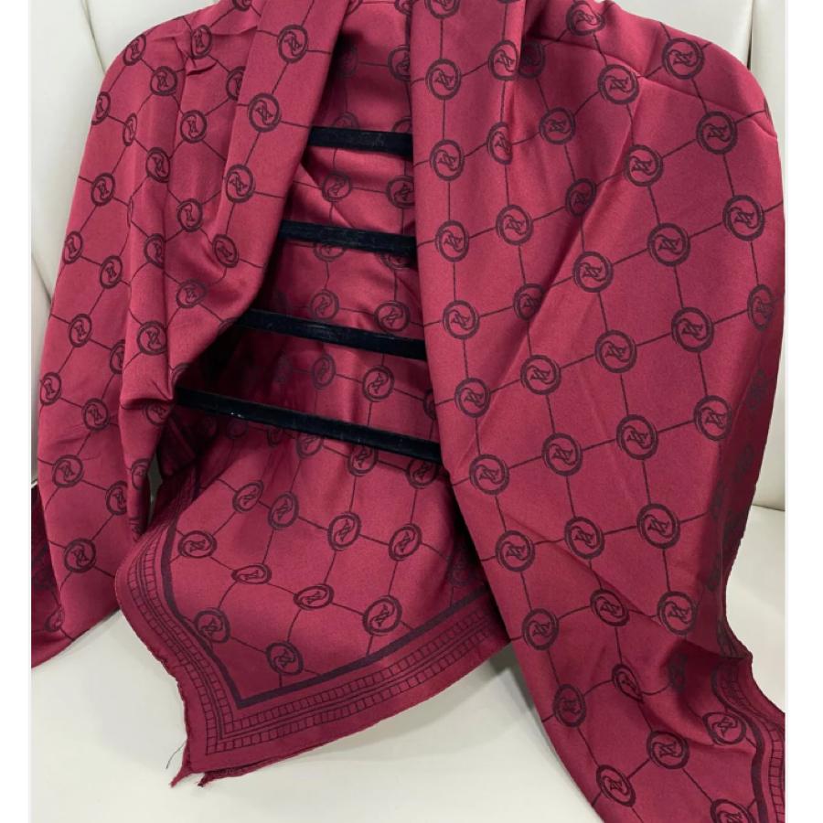 VAKKO ÇİFT TARAFLI KAŞMİR İPEK EŞARP -BORDO